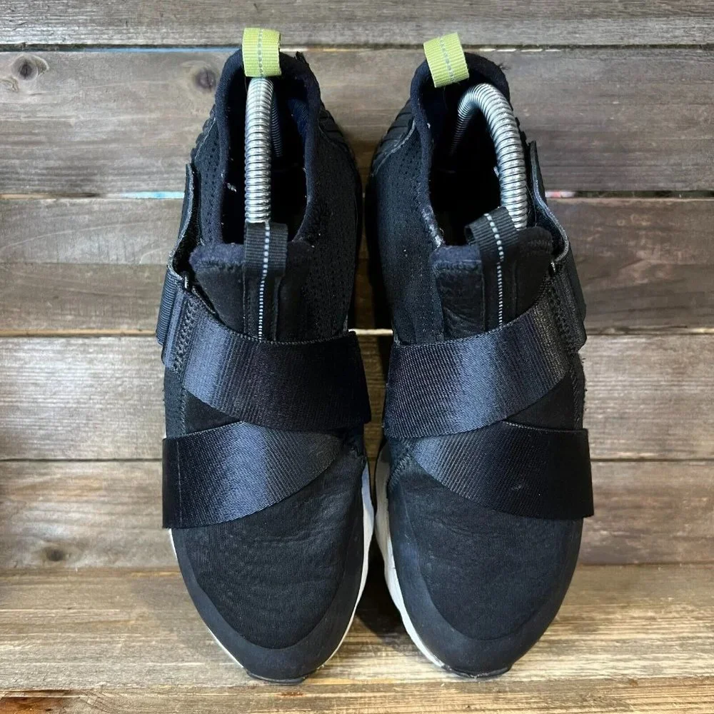 Womens Sorel Kinetic Sneak Black Athletic Running Sneakers‎ Shoes Size 7.5 M GUC